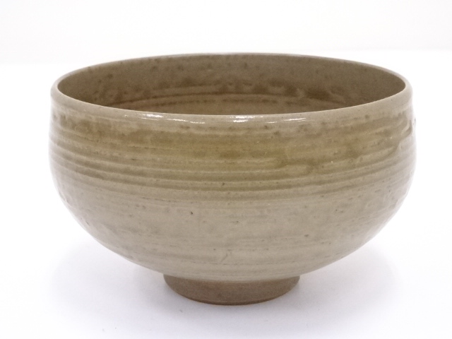 JAPANESE TEA CEREMONY / TEA BOWL CHAWAN / ASH GLAZE 